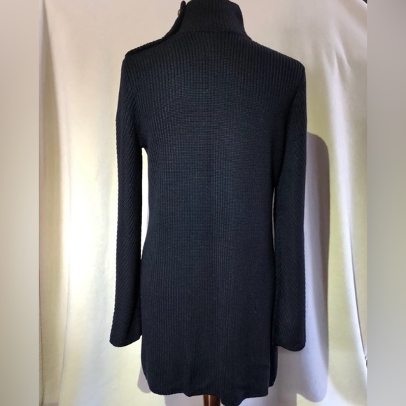 Tory Burch Sweater Dress Navy Blue M - Picture 3 of 5